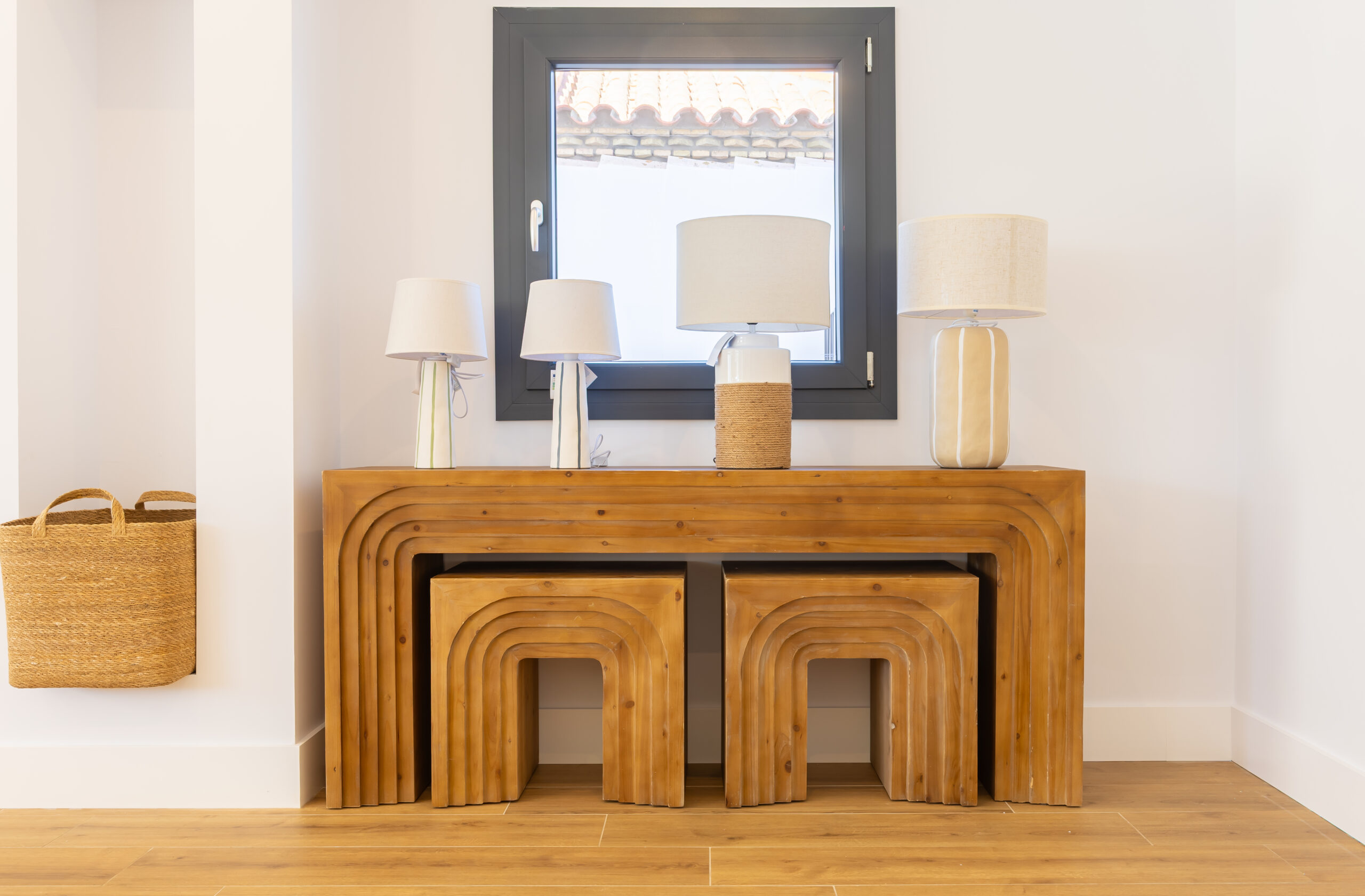 Lámpara de sobremesa de cerámica lino - Imagen 2