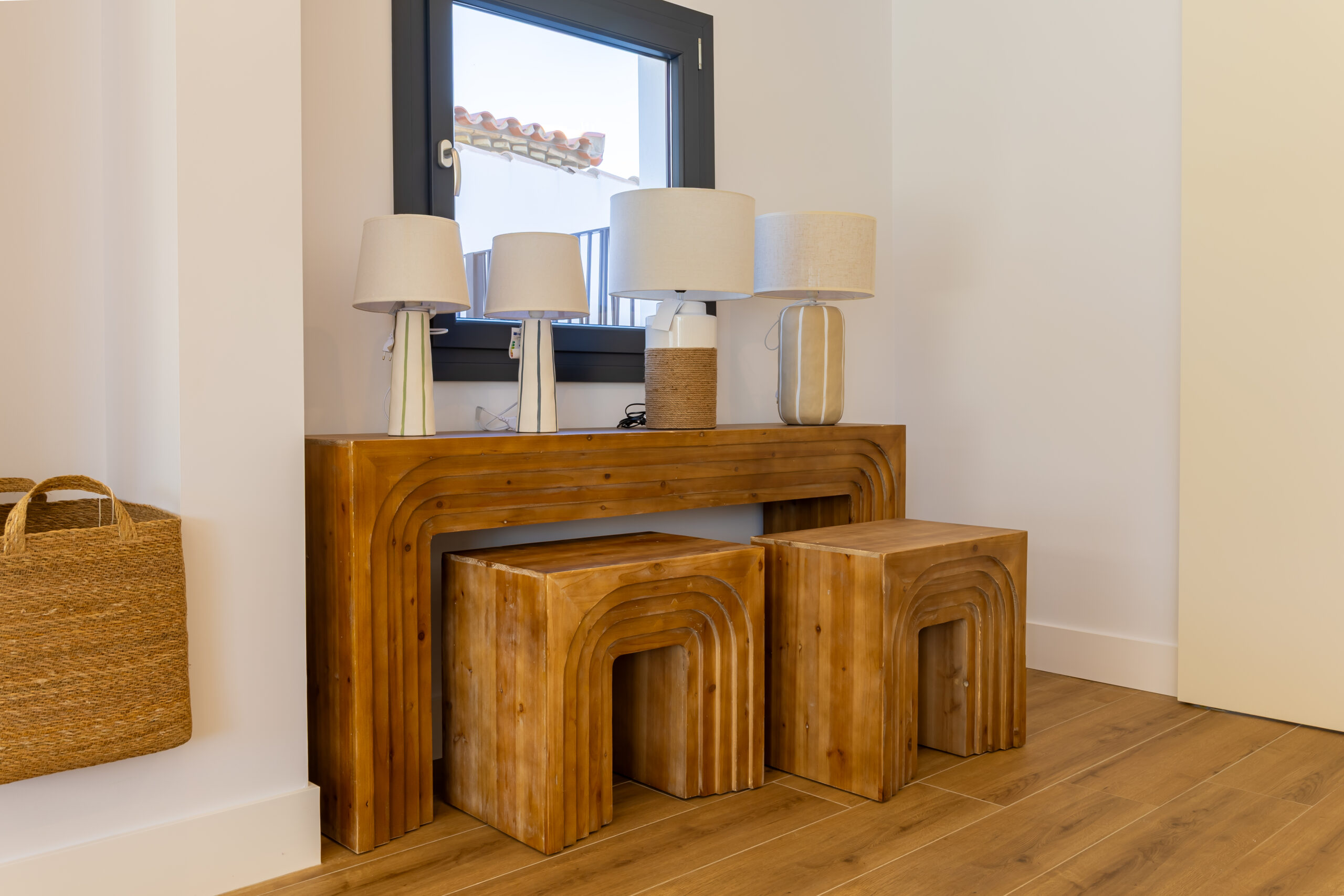 Lámpara de sobremesa de cerámica lino - Imagen 3