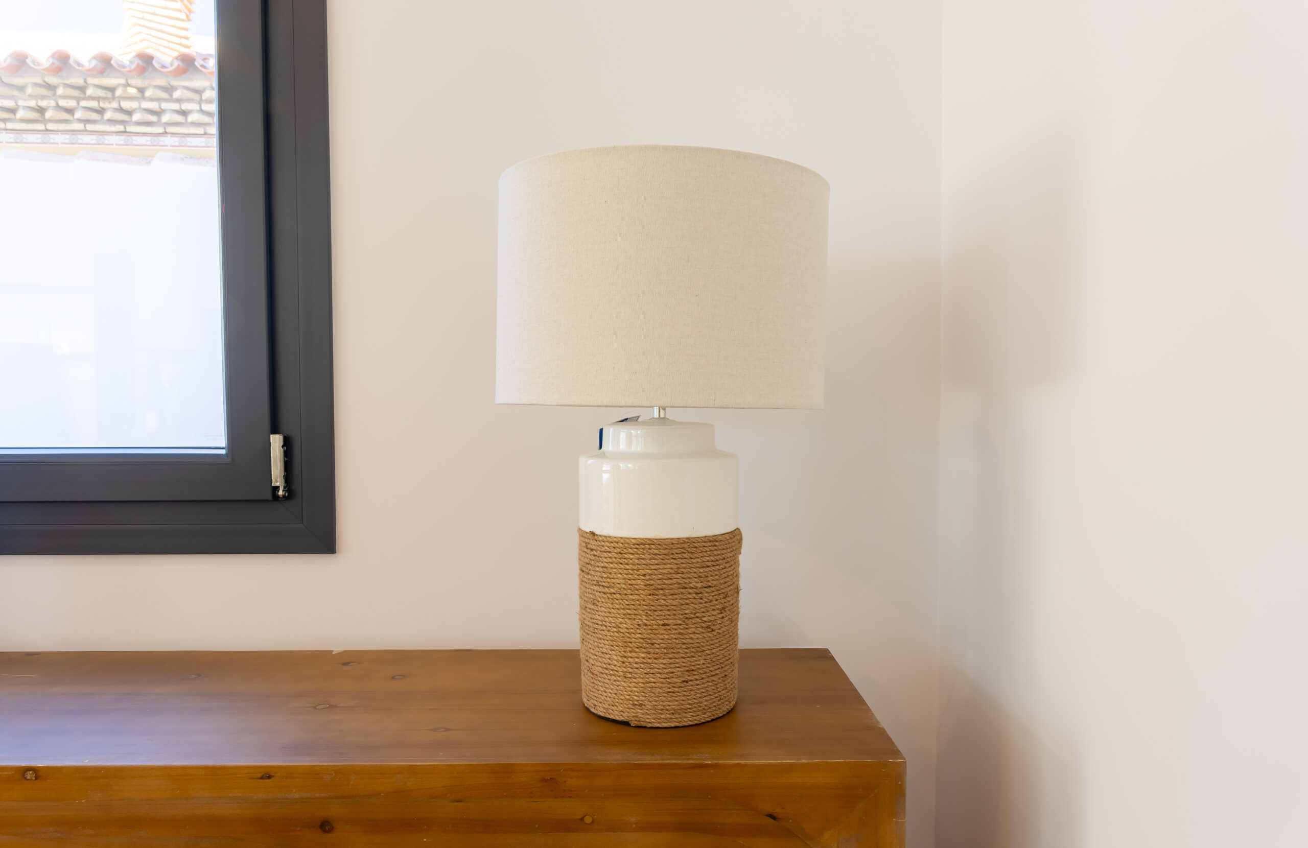 Lámpara de sobremesa de cerámica lino