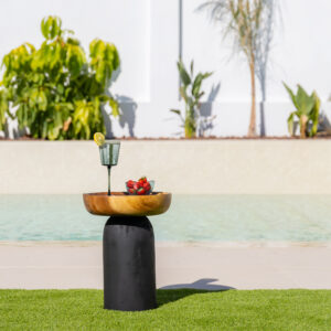 Mesa auxiliar suar negro