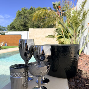 Set de Copas y Vasos Bar Noir – 8 piezas