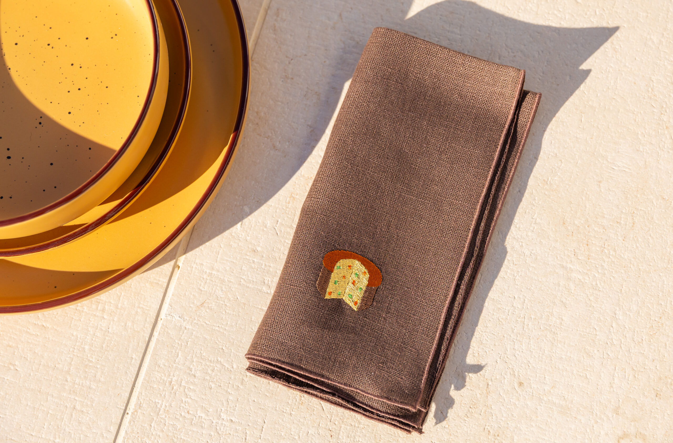 Servilleta de lino puro PANDOLCI (pack 4) - Imagen 3