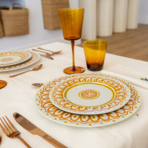 Mantel Resinado Antimanchas Liso Blanco