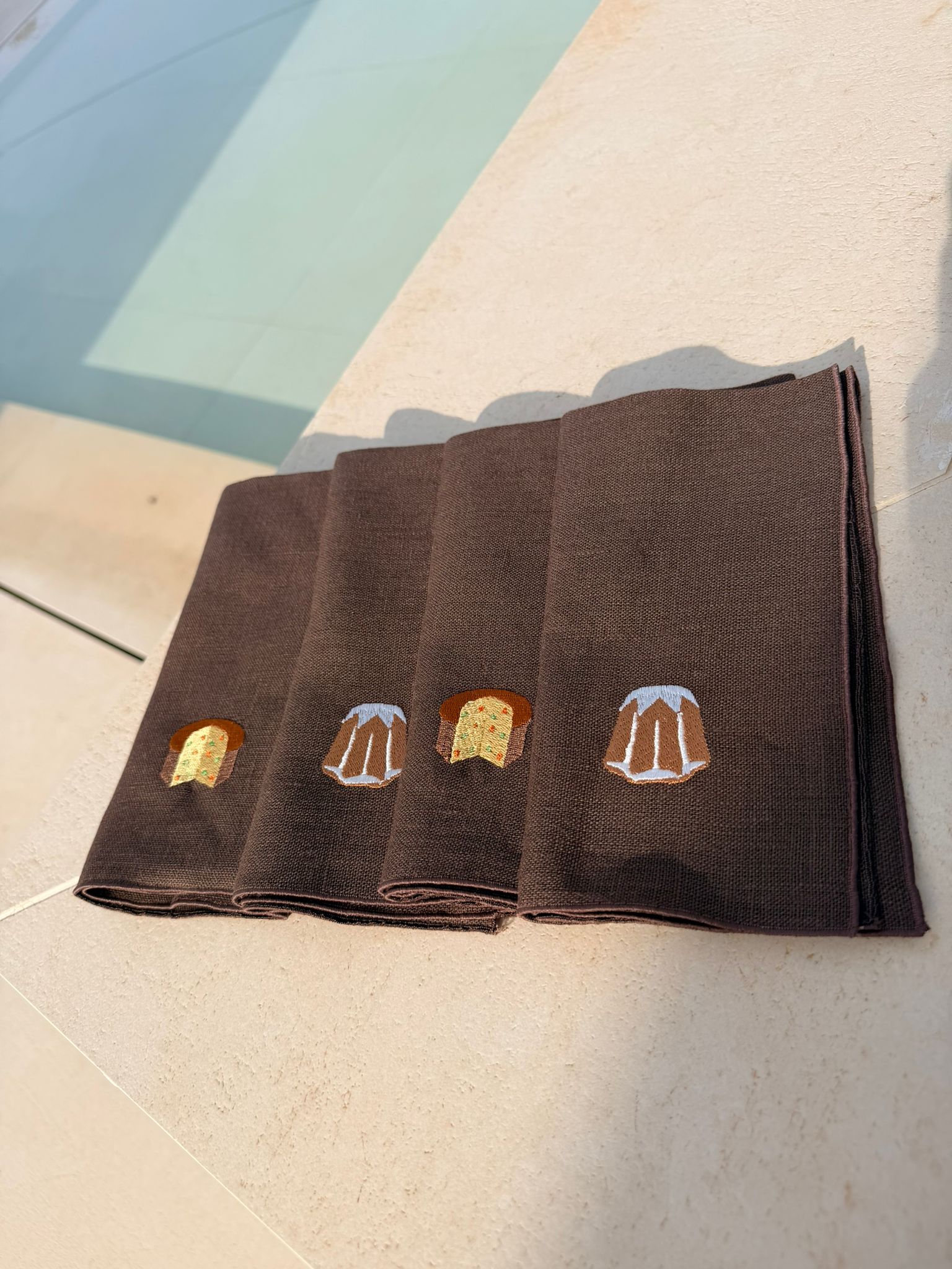 Servilleta de lino puro PANDOLCI (pack 4)